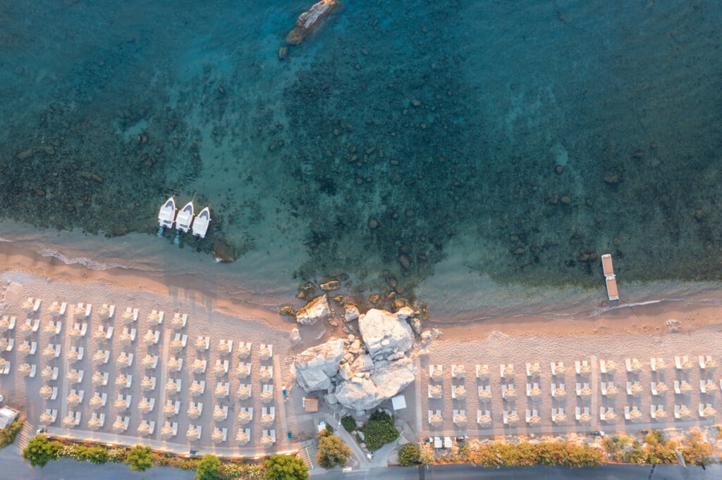 Aerial Porto Angeli Stegna Beach