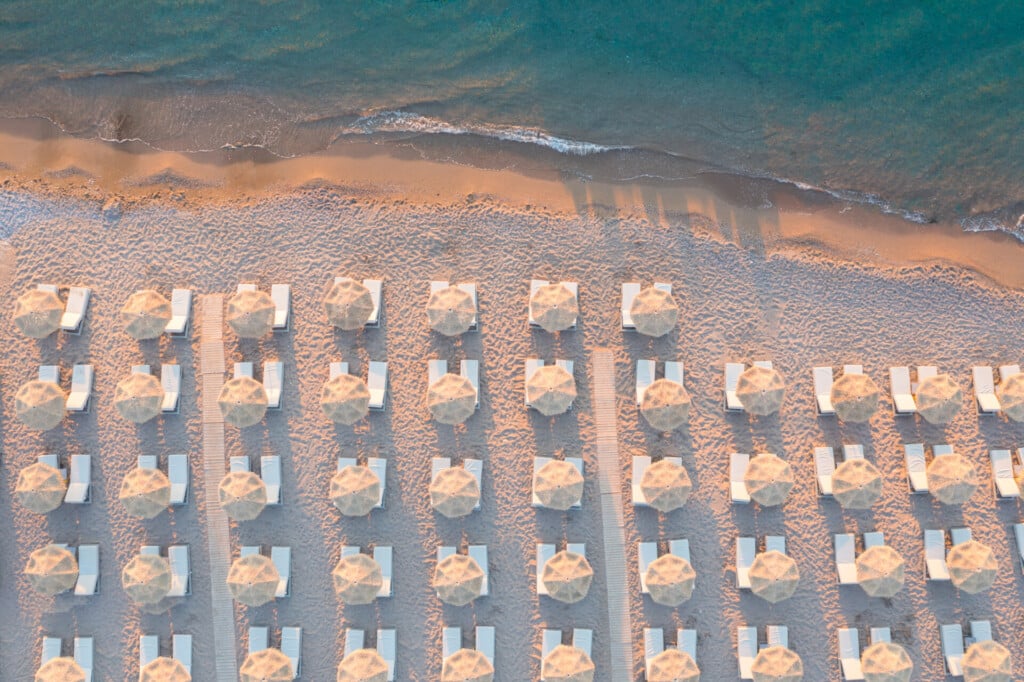 Aerial Porto Angeli Stegna Beach