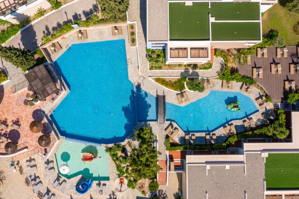 Porto_Angeli Aerial Main Swimming Pool